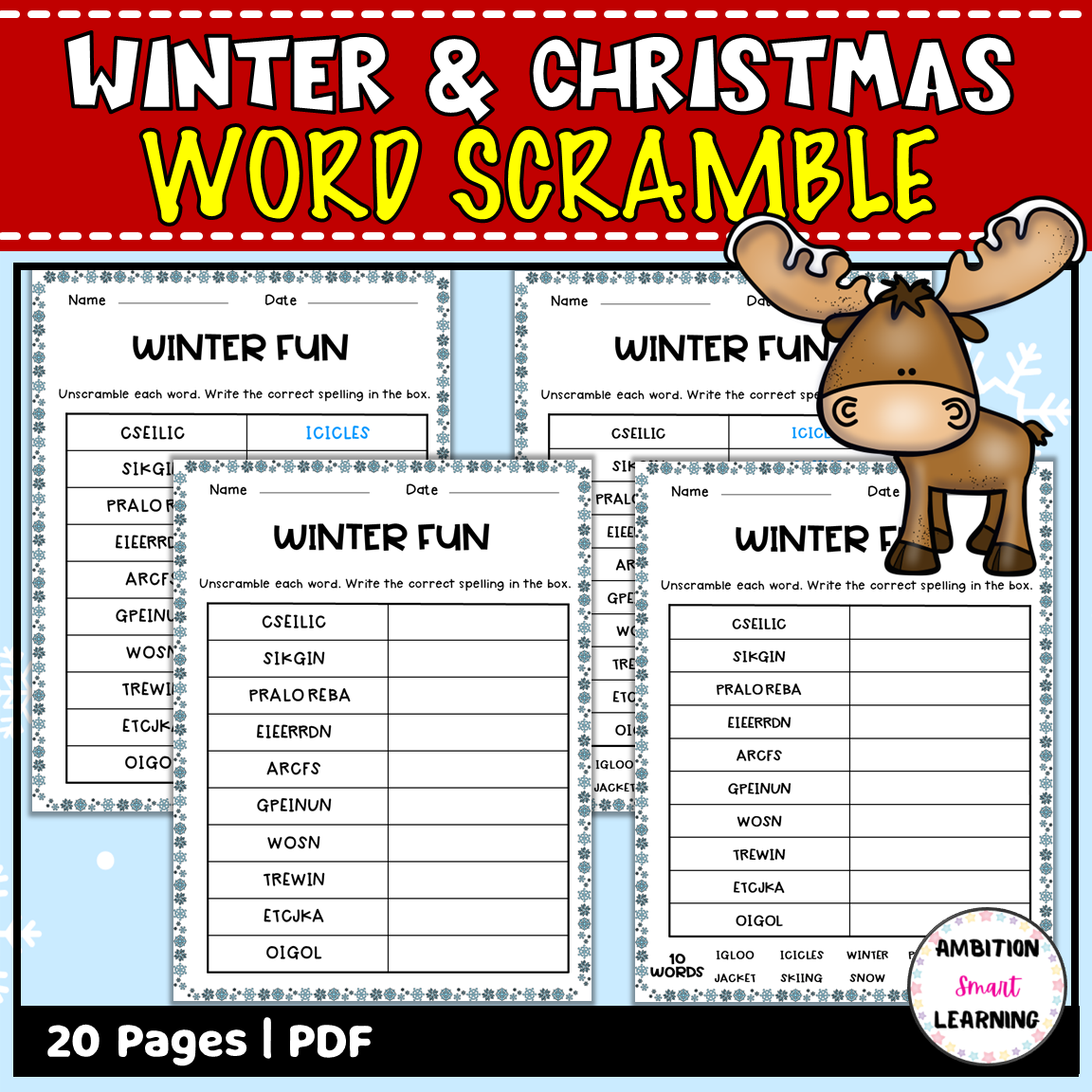 Winter Christmas Word Search Coloring Pages Crossword Word Scramble Made By Teachers Winter Christmas Word Search Coloring Pages Crossword Word Scramble Made By Teachers