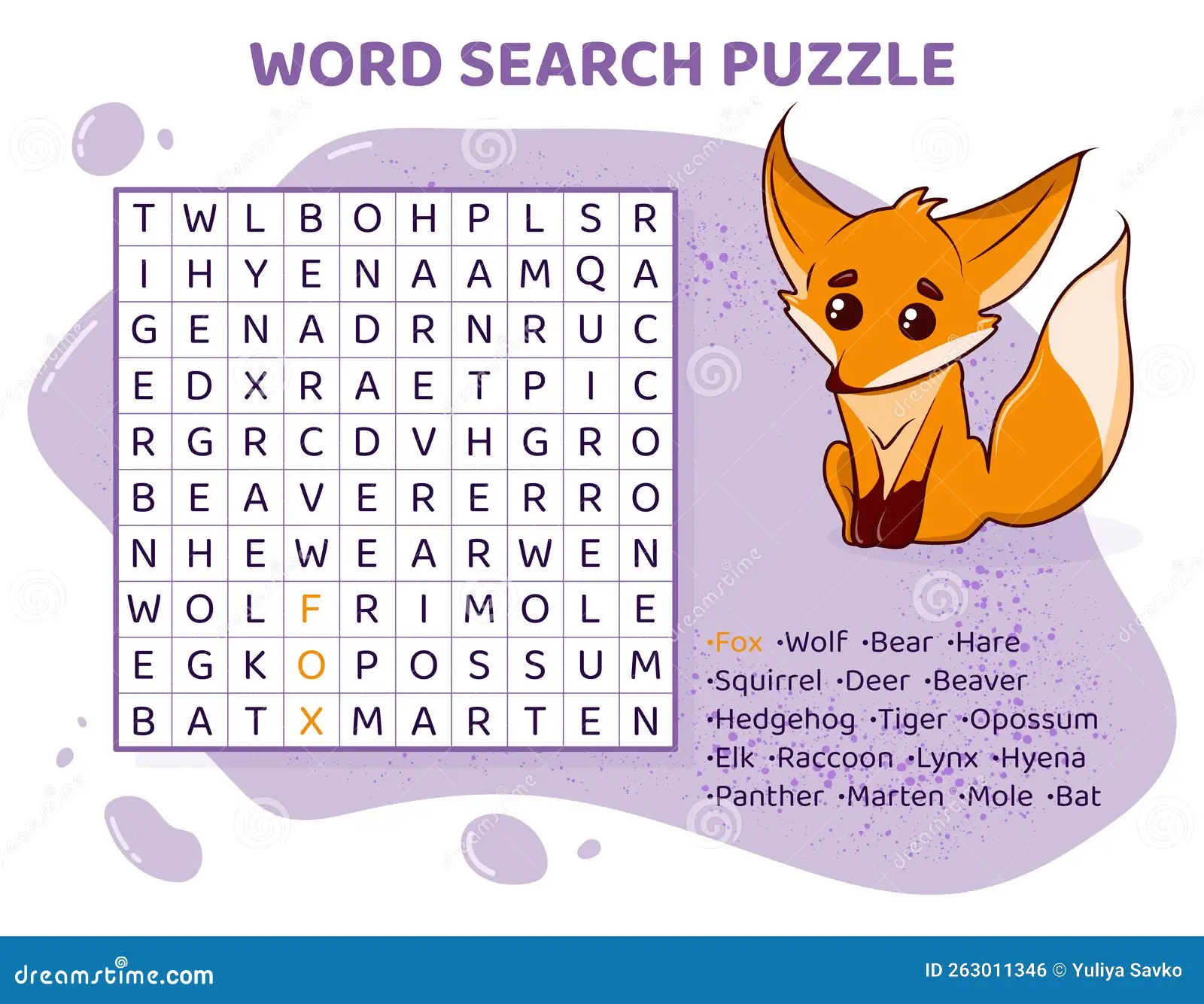 Word Search Puzzle For Kids With Wild Animals Stock Vector Illustration Of Printable Study 263011346 Word Search Puzzle For Kids With Wild Animals Stock Vector Illustration Of Printable Study 263011346